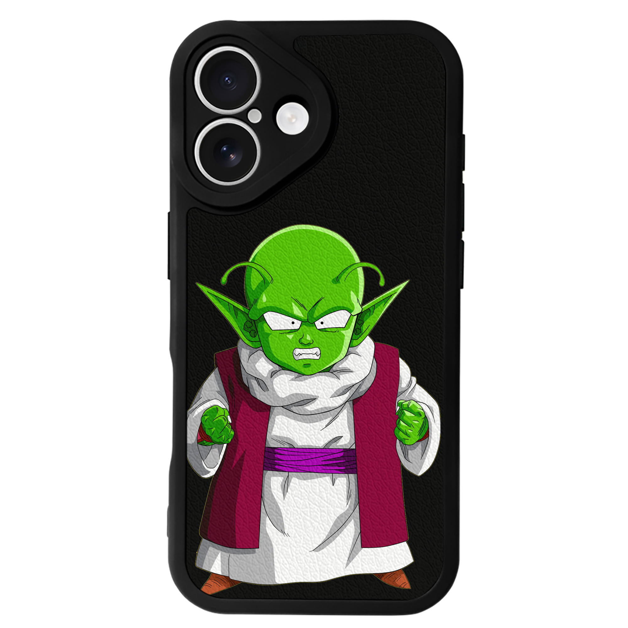 （画像用） ドラゴンボール ピッコロ DRAGON BALL Piccolo 【iPhone 16シリーズ対応】シリコンスマホケース（レザー調） 材質：シリコン